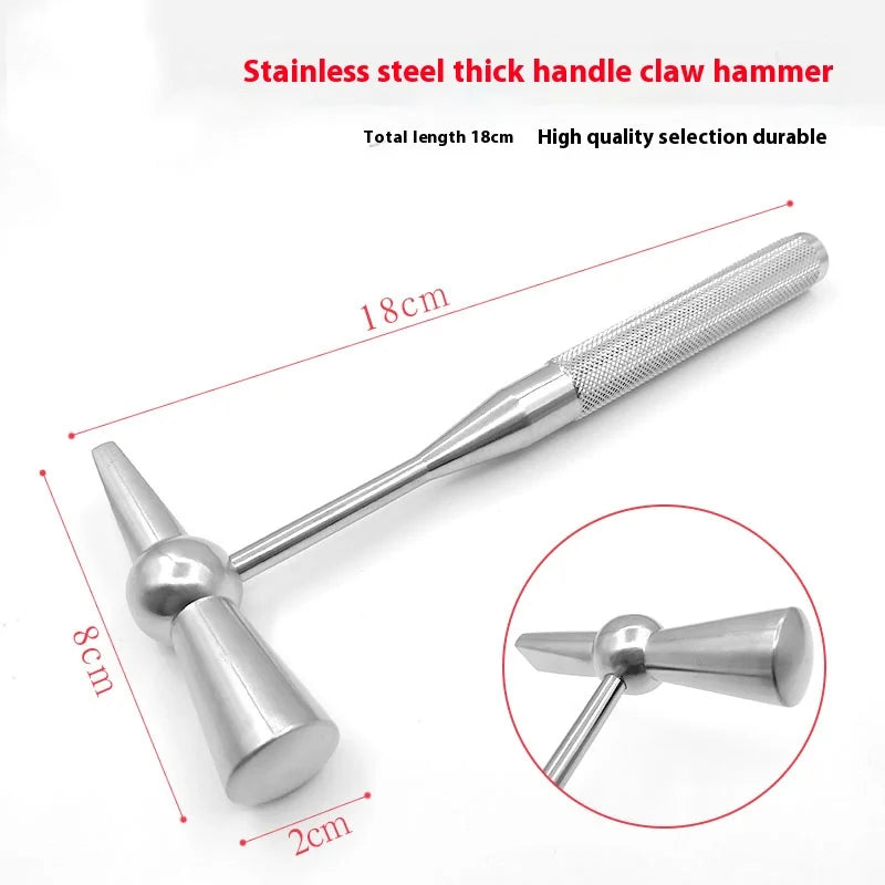 Fine Facial Bone Hammer, Dental/Orthopedic/Nasal Double-Head Bone Hammer, Cosmetic Plastic Instruments and Tools