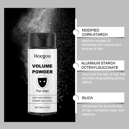 Plenty Fixed Hair Powder Long-Lasting Oil Control Texture Fluffy Increase Hair Volume Enhance Styling Hair Powder for Unisex