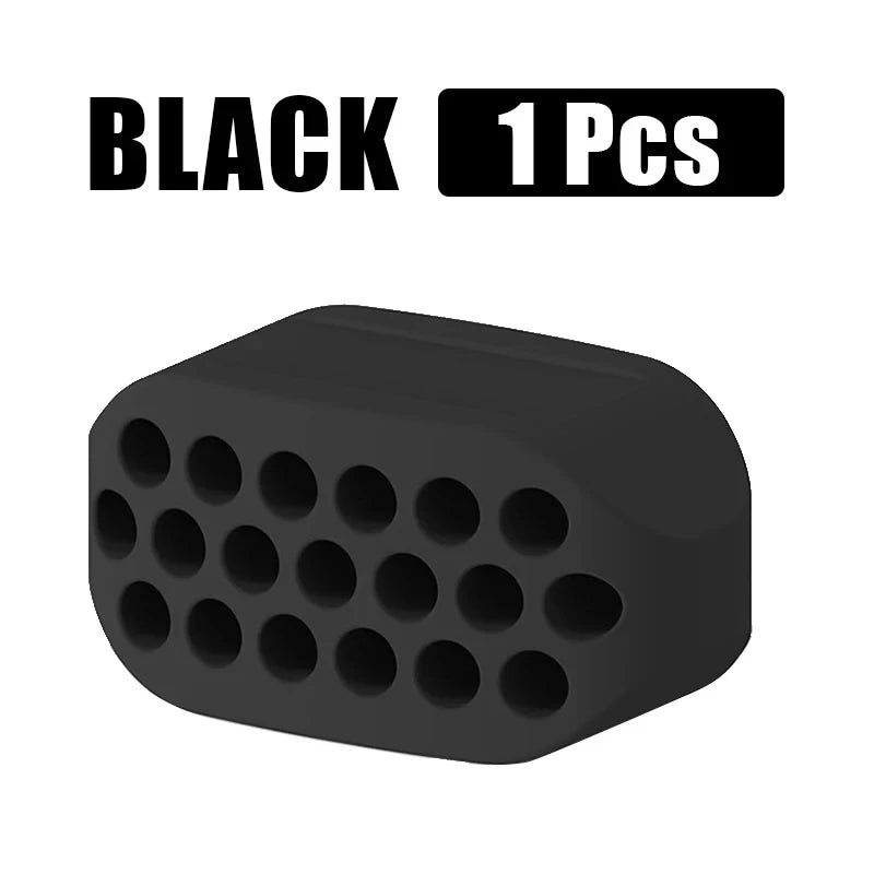 1/2Pcs Large Jaw Exerciser Fitness Jawline Muscle Training Double Chin Reducer Neck Face Slimming Mouth Jawliner Silicone Chew