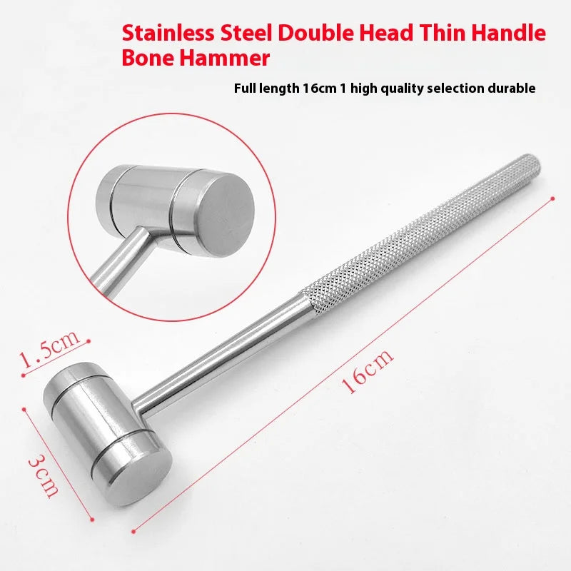 Fine Facial Bone Hammer, Dental/Orthopedic/Nasal Double-Head Bone Hammer, Cosmetic Plastic Instruments and Tools