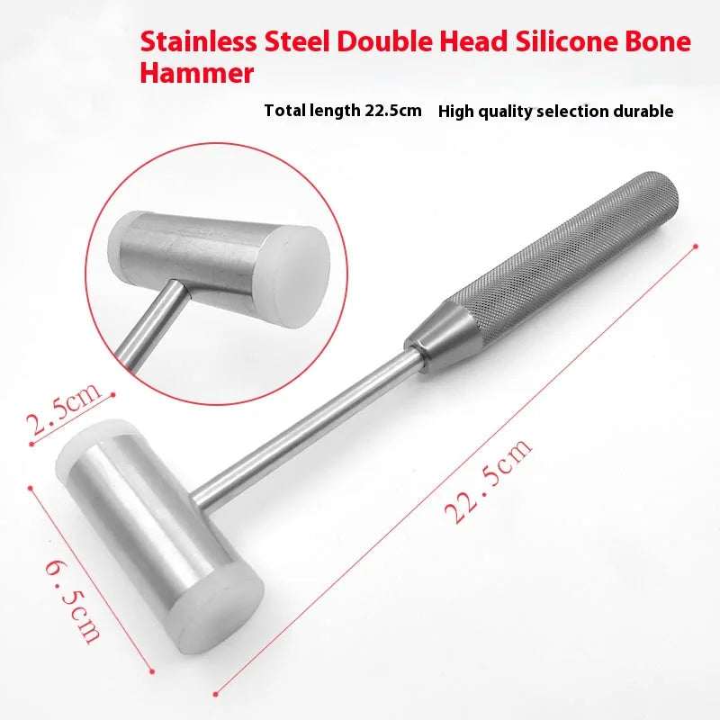 Fine Facial Bone Hammer, Dental/Orthopedic/Nasal Double-Head Bone Hammer, Cosmetic Plastic Instruments and Tools