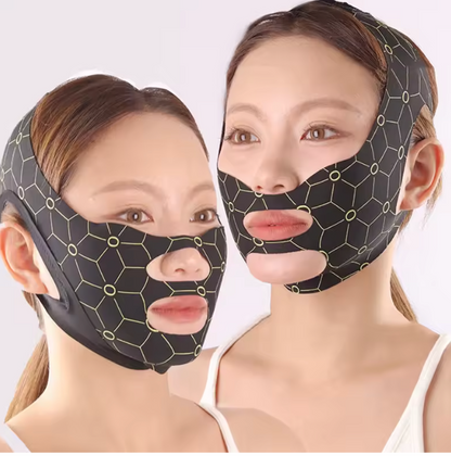 V-Sculpt Pro: Elastic Face Slimming Strap & Jawline Lifter