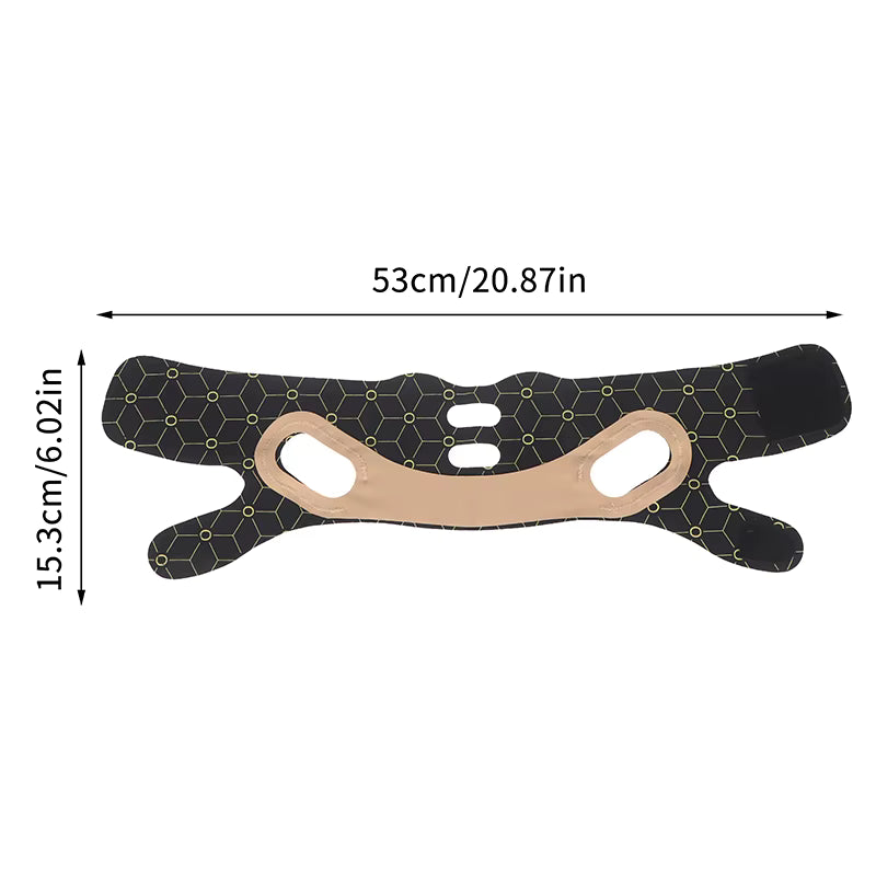 V-Sculpt Pro: Elastic Face Slimming Strap & Jawline Lifter