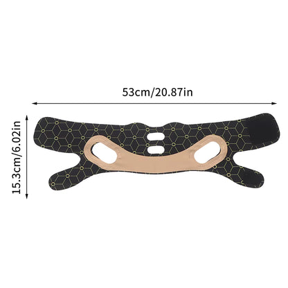 V-Sculpt Pro: Elastic Face Slimming Strap & Jawline Lifter